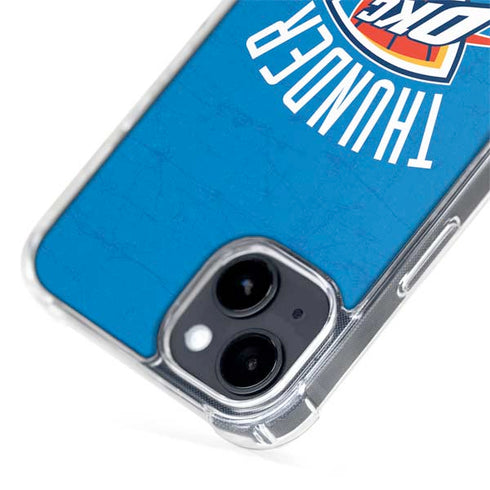 NBA OKC Thunder Distressed iPhone 15 MagSafe Case
